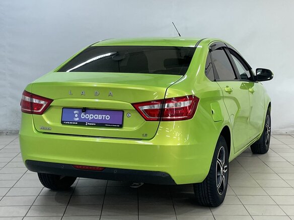 2017 Lada (ВАЗ) Vesta I, зелёный - вид 4
