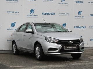 2019 Lada (ВАЗ) Vesta I, серебристый, 740000 рублей, вид 3