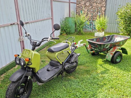 2007 Honda Zoomer, зелёный, 120000 рублей, вид 2