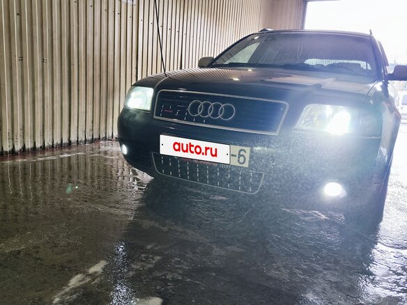 2002 Audi A6 II (C5) Рестайлинг, синий - вид 3