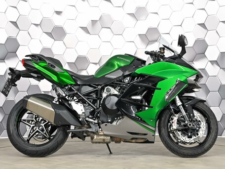 2020 Kawasaki Ninja H2 SX, зелёный, 1699000 рублей, вид 3