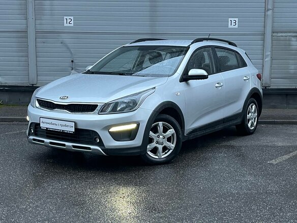 2018 Kia Rio X-Line IV, серебристый, 1279000 рублей