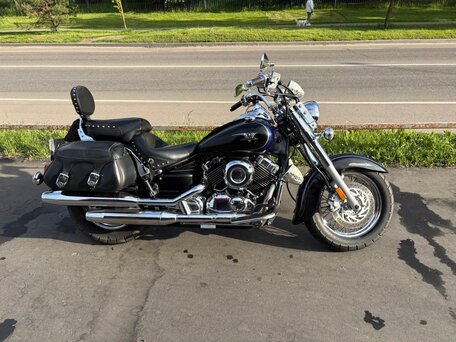 2007 Yamaha XVS650 Drag Star, синий, 456564 рублей, вид 5