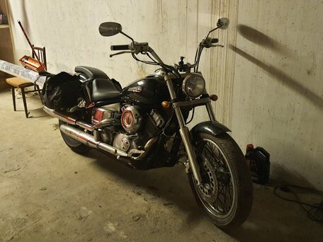1998 Yamaha XVS400 Drag Star, чёрный, 307000 рублей, вид 3