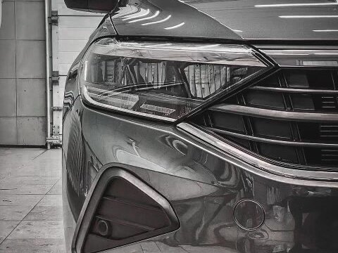 2020 Volkswagen Polo VI, серый, 1880000 рублей - вид 13