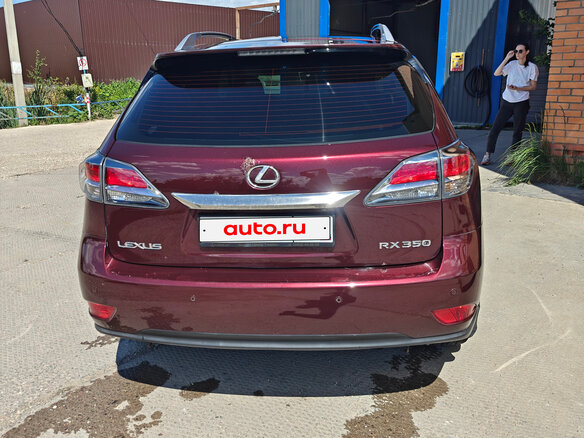 2013 Lexus RX 350 III Рестайлинг, красный, 2360000 рублей - вид 9