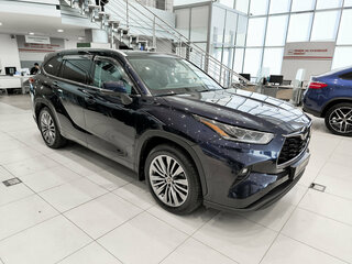 2021 Toyota Highlander IV (XU70), синий, 4850000 рублей, вид 3