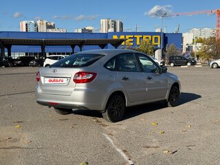 2015 Lada (ВАЗ) Granta I, серебристый, 420000 рублей, вид 4