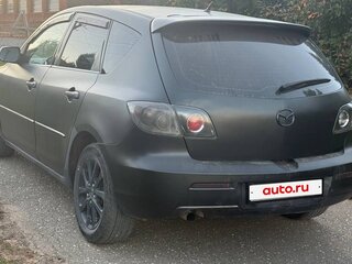 2007 Mazda 3 I (BK) Рестайлинг, чёрный, 329000 рублей, вид 4