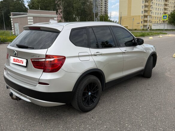 2013 BMW X3 20d xDrive II (F25), серебристый, 1700000 рублей - вид 3
