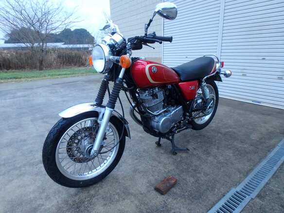 2009 Yamaha SR400, красный, 350000 рублей - вид 9