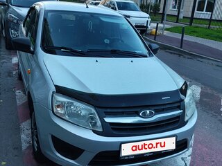 2017 Lada (ВАЗ) Granta I, серый, 620000 рублей, вид 4