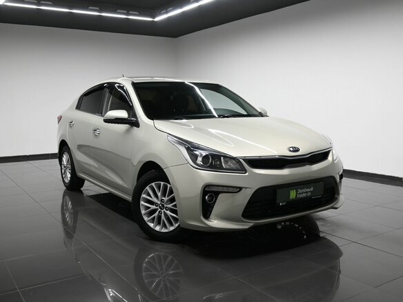 2017 Kia Rio IV, бежевый, 1200000 рублей - вид 4