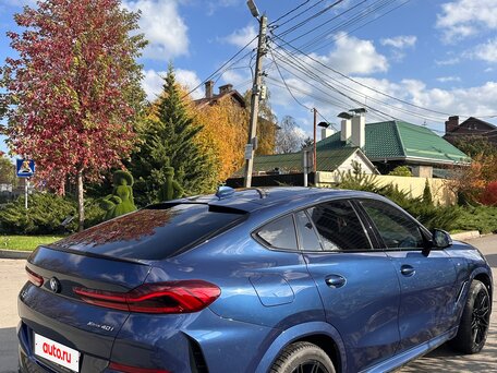 2021 BMW X6 40i III (G06), синий, 8350000 рублей, вид 3