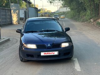 2002 Mitsubishi Carisma I Рестайлинг, синий, 220000 рублей, вид 3