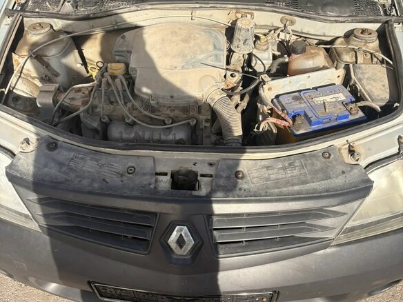 2007 Renault Logan I, серый, 192000 рублей - вид 16