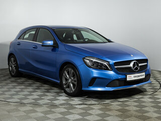 2016 Mercedes-Benz A-Класс 180 III (W176) Рестайлинг, голубой, 1599700 рублей, вид 3