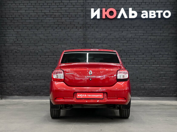 2014 Renault Logan II, красный, 650000 рублей - вид 5