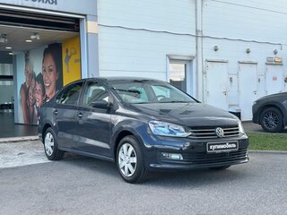 2018 Volkswagen Polo V Рестайлинг, серый, 579000 рублей, вид 3