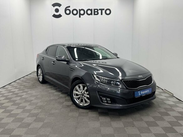 2014 Kia Optima III Рестайлинг, серый, 1299000 рублей - вид 2