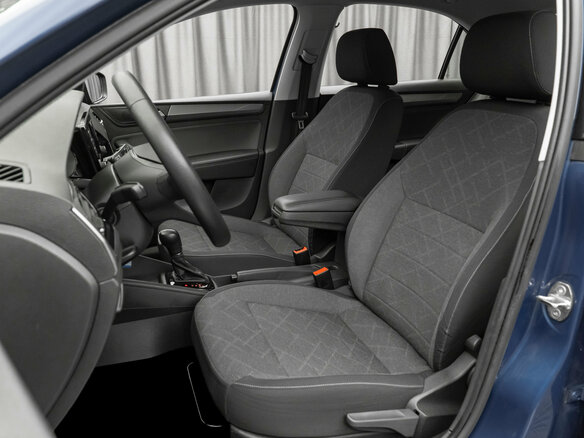 2021 Volkswagen Polo VI, синий, 1560000 рублей - вид 10