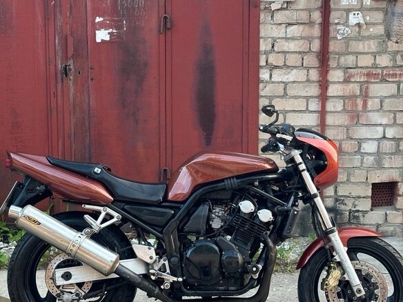 1998 Honda CB 400F, коричневый, 200000 рублей - вид 6