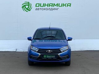 2018 Lada (ВАЗ) Granta I Рестайлинг, синий, 435000 рублей, вид 2