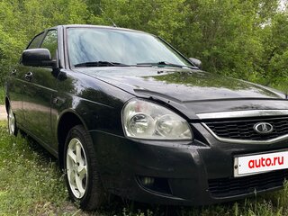 2017 Lada (ВАЗ) Priora I Рестайлинг, чёрный, 545000 рублей, вид 3