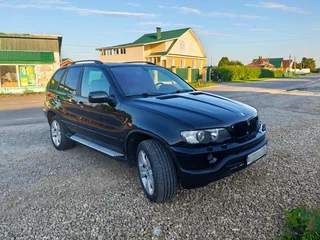2003 BMW X5 3.0i I (E53) Рестайлинг, чёрный, 550000 рублей, вид 1