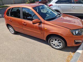 2013 Lada (ВАЗ) Kalina II, оранжевый, 660000 рублей, вид 4