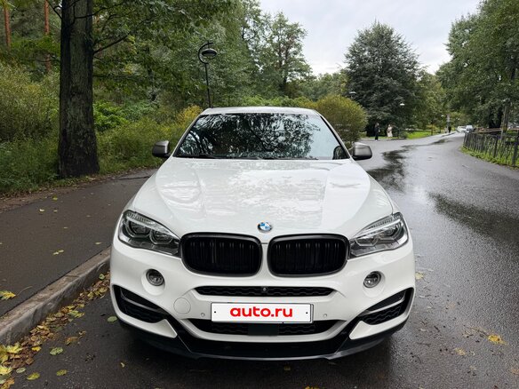 2016 BMW X6 M50d II (F16), белый, 4500000 рублей
