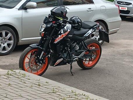 2018 KTM 200 Duke, чёрный, 260000 рублей, вид 1