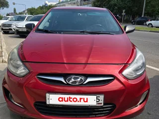 2011 Hyundai Solaris I, красный, 430000 рублей, вид 1