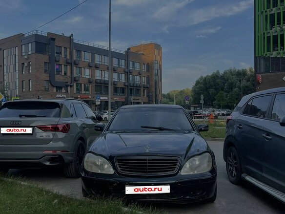 2002 Mercedes-Benz S-Класс 320 Long IV (W220), чёрный - вид 2