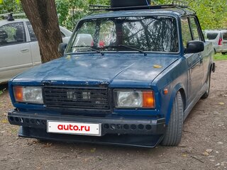 2008 Lada (ВАЗ) 2107, синий, 100000 рублей, вид 2