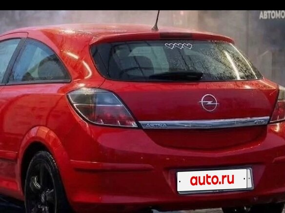 2007 Opel Astra GTC H Рестайлинг, красный