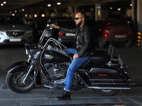2004 Harley-Davidson Road King, чёрный, 700000 рублей, вид 2