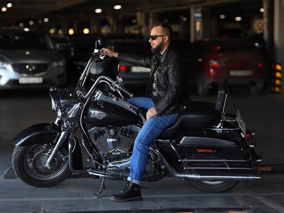 2004 Harley-Davidson Road King, чёрный, 700000 рублей - вид 1