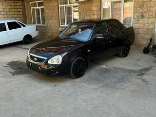 2010 Lada (ВАЗ) Priora I, чёрный, 380000 рублей, вид 2