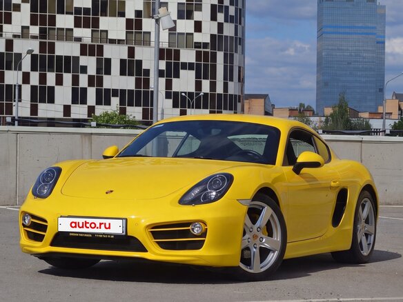 2014 Porsche Cayman II (981), жёлтый, 4900000 рублей