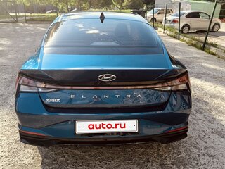 2020 Hyundai Elantra VII (CN7), синий, 1735000 рублей, вид 2