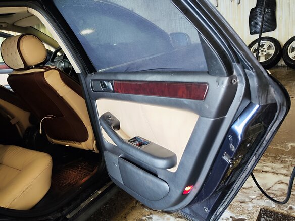 2002 Audi A6 II (C5) Рестайлинг, синий - вид 12