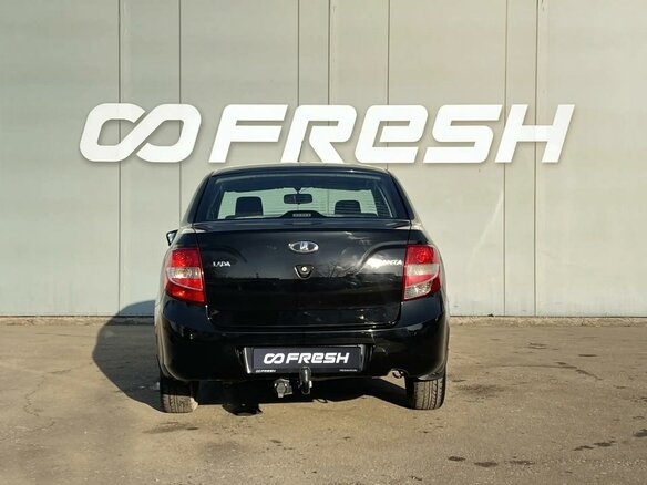 2018 Lada (ВАЗ) Granta I, чёрный, 600000 рублей - вид 3