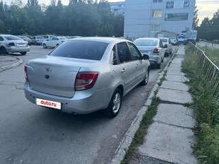 2013 Lada (ВАЗ) Granta I, серебристый, 430000 рублей, вид 3