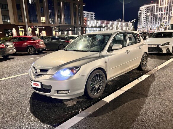 2008 Mazda 3 I (BK) Рестайлинг, серебристый, 540000 рублей