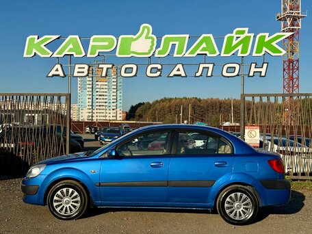 2006 Kia Rio II, синий, 429000 рублей, вид 4