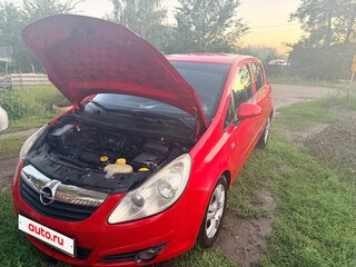 2007 Opel Corsa D, красный, 380000 рублей, вид 4