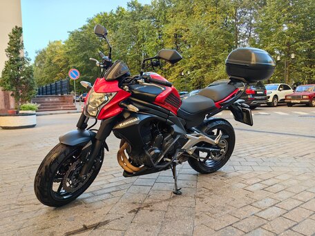 2013 Kawasaki ER-6N, красный, 415000 рублей, вид 4