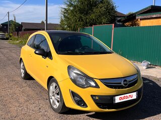 2012 Opel Corsa D Рестайлинг II, жёлтый, 610000 рублей, вид 3