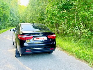 2012 Kia Rio III, чёрный, 495000 рублей, вид 3